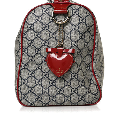 Gucci GG Plus Monogram Tattoo Heart Medium Joy Boston Red 8 of 16