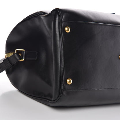 Saint Laurent Calfskin Classic Duffle 12 Black 12 of 15