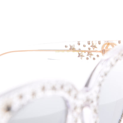 Gucci Acetate Crystal Oversize Mirrored Star Sunglasses GG0116S 6 of 7