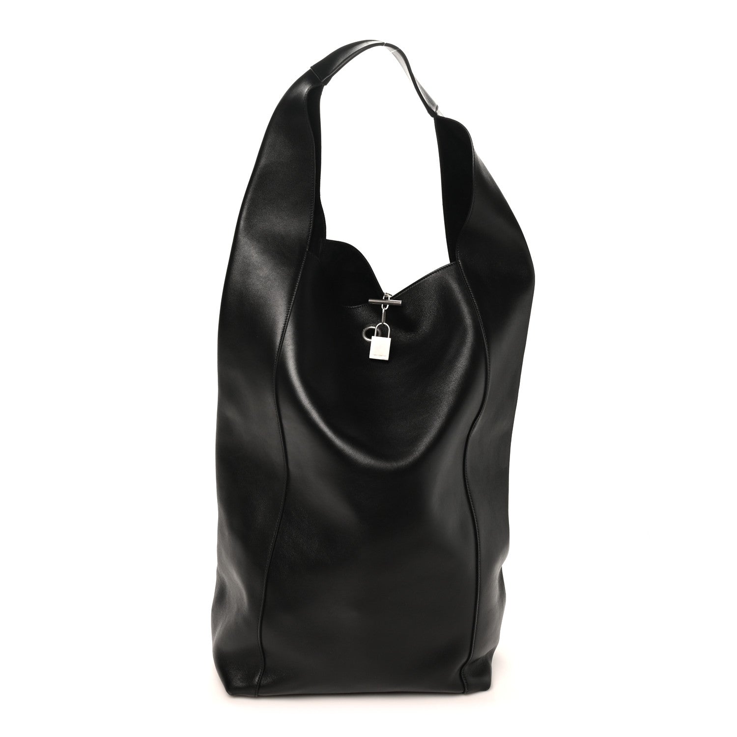 Saint Laurent Supple Calfskin Large Tanger Hobo Black 1 of 11