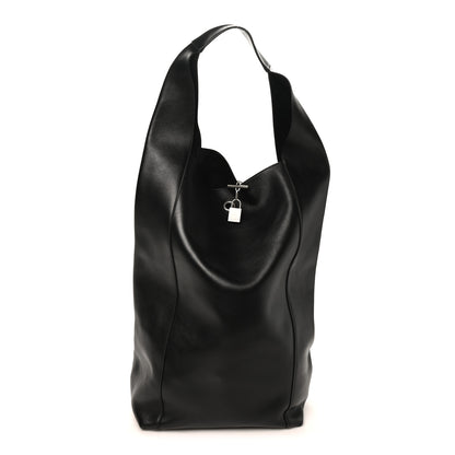 Saint Laurent Supple Calfskin Large Tanger Hobo Black 1 of 11