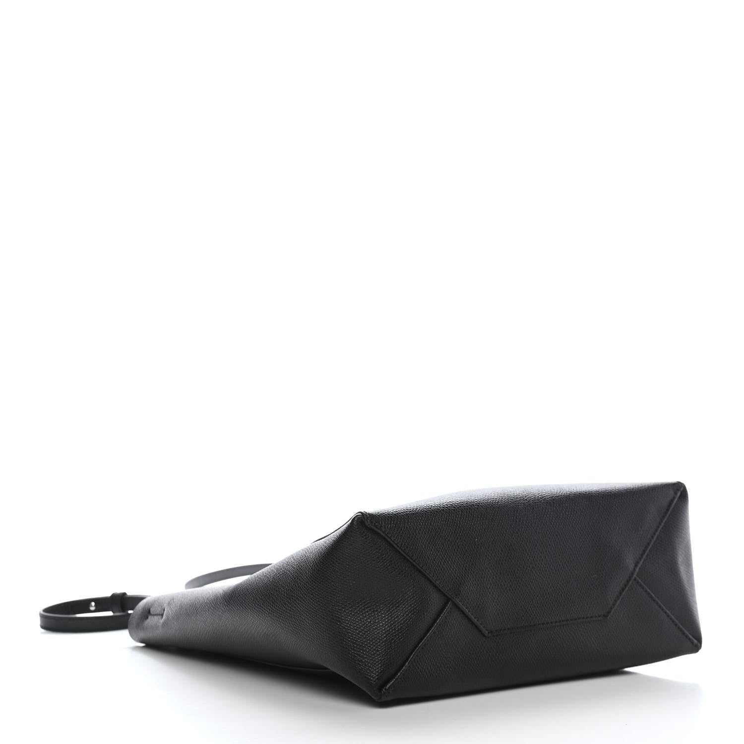 Celine Grained Calfskin Small Vertical Cabas Black 4 of 8