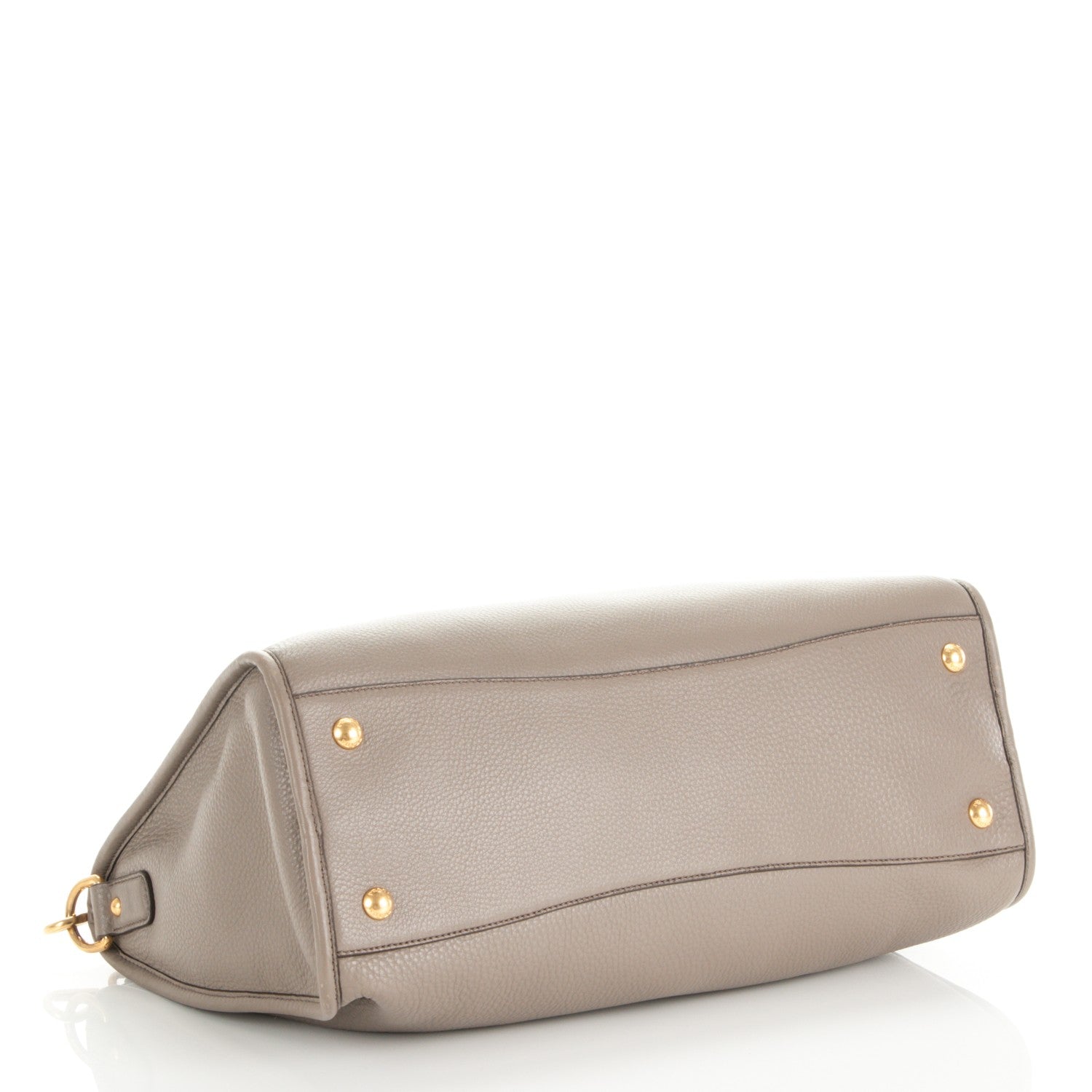 Prada Vitello Daino Shopping Satchel Argilla 5 of 10