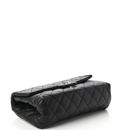 Chanel Grained Calfskin Quilted 2.55 Reissue Flap Belt Bag Clutch Black 4 of 11