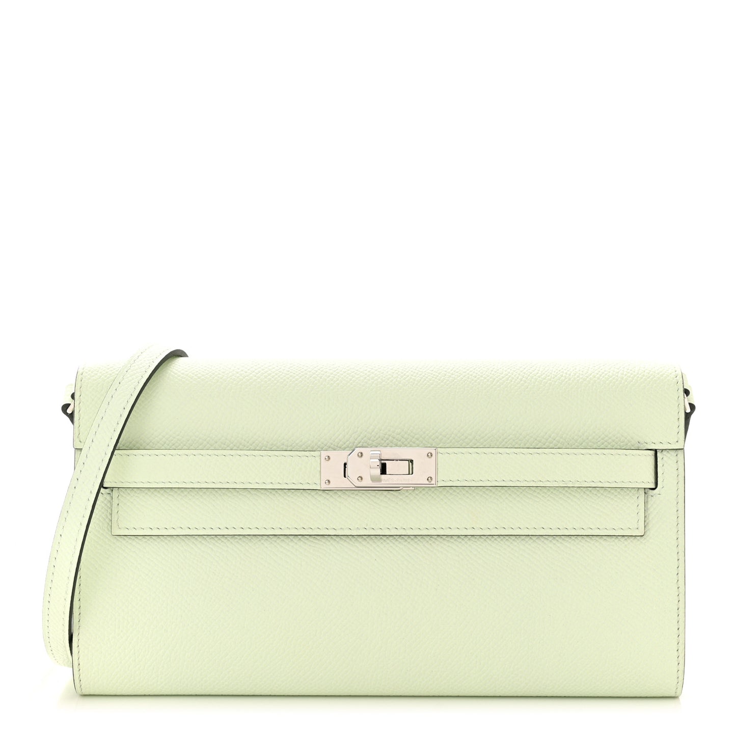 Epsom Kelly Wallet To Go Vert Fizz