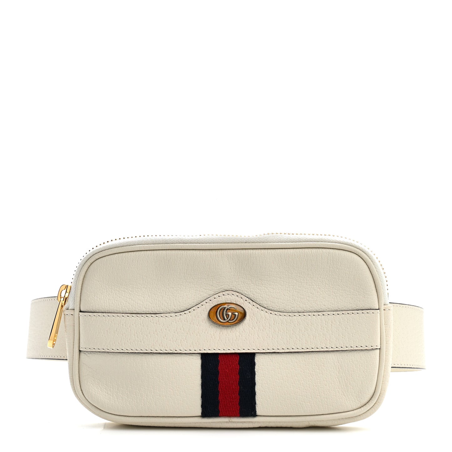 Grained Calfskin Ophidia Belted iPhone Case 75 30 White