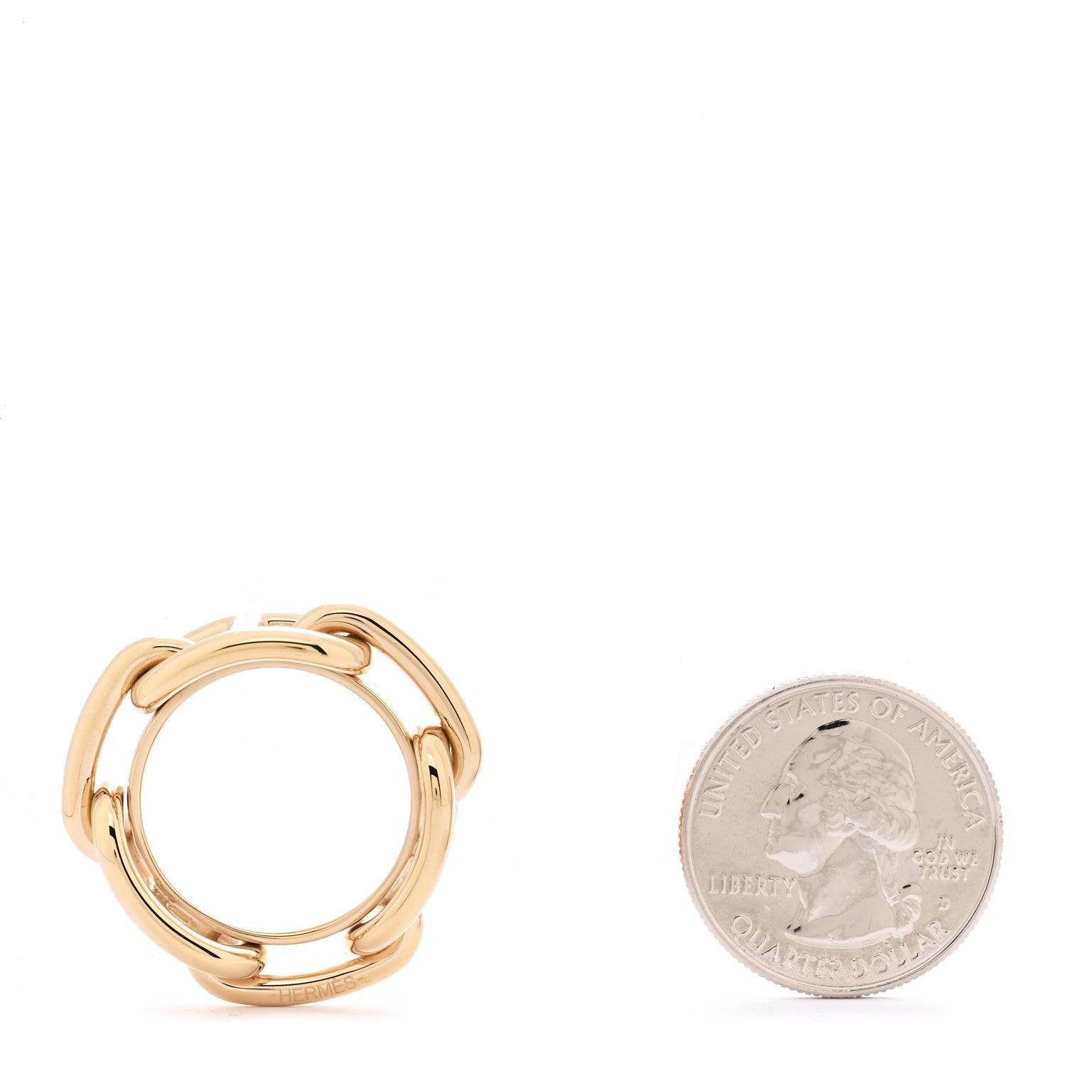Hermes Permabrass Regate Scarf Ring 2 of 5
