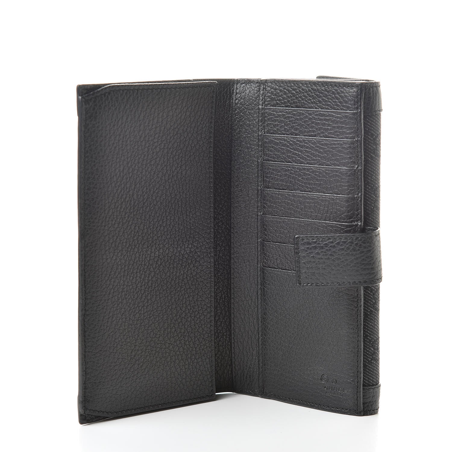 Gucci Monogram Continental Charmy Wallet Black 5 of 9