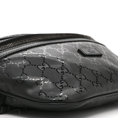 Gucci Imprime Monogram Belt Bag Black 10 of 11