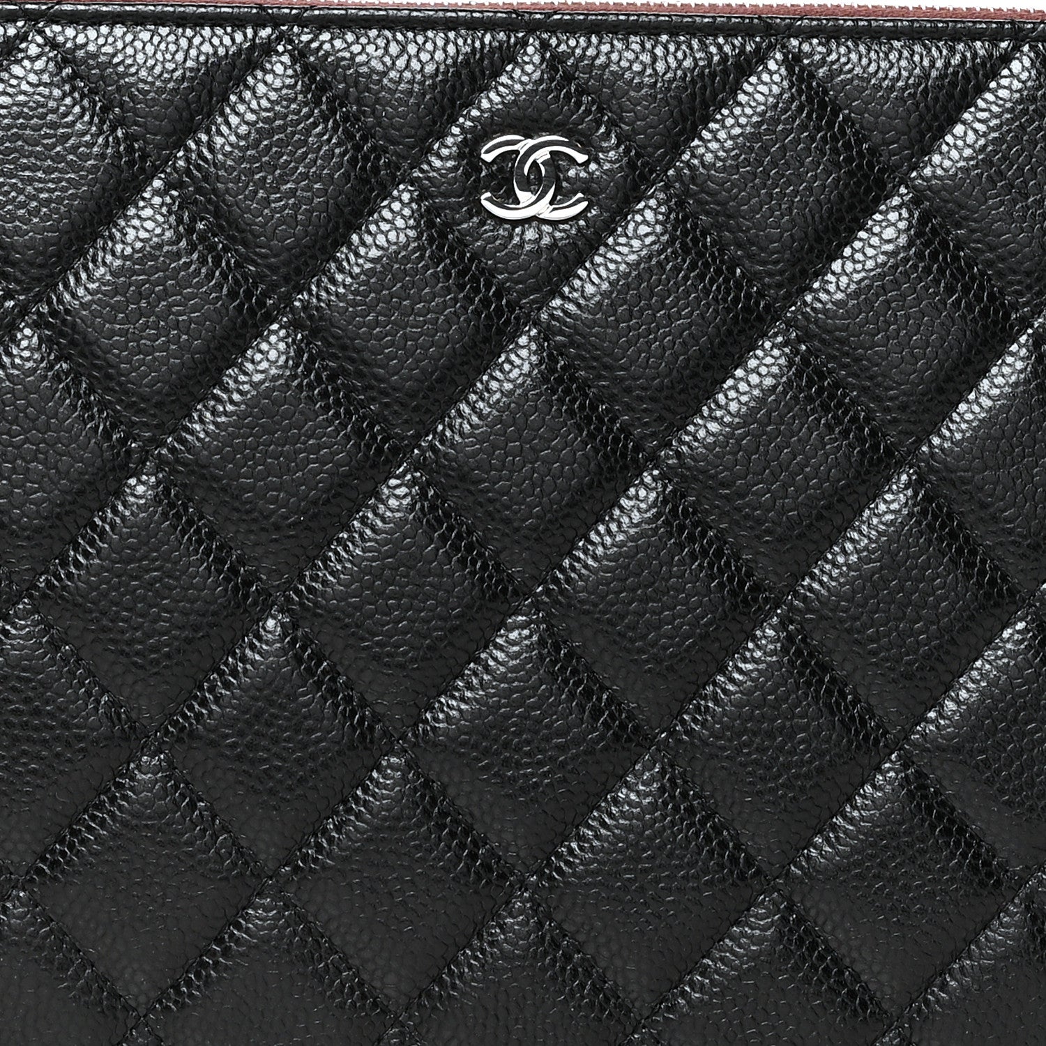 Chanel Caviar Quilted Cosmetic Case Black 8 of 8