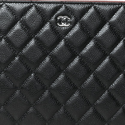 Chanel Caviar Quilted Cosmetic Case Black 8 of 8
