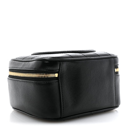 Gucci Sakai Be Green Calfskin Diagonal Stitched Blondie Top Handle Bag Black 4 of 11