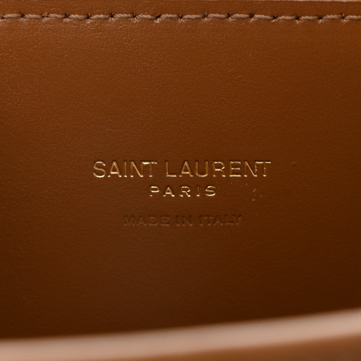 Saint Laurent Grained Calfskin Nano Sac De Jour Cinnamon 6 of 10