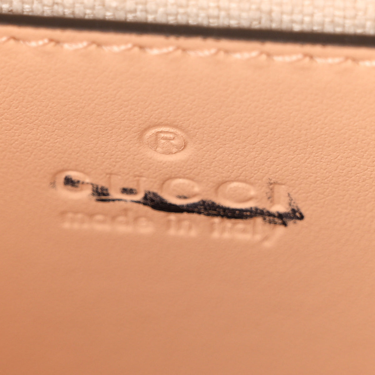 Gucci Calfskin GG Matelasse Small Slim Chain Shoulder Bag Naturale 6 of 10