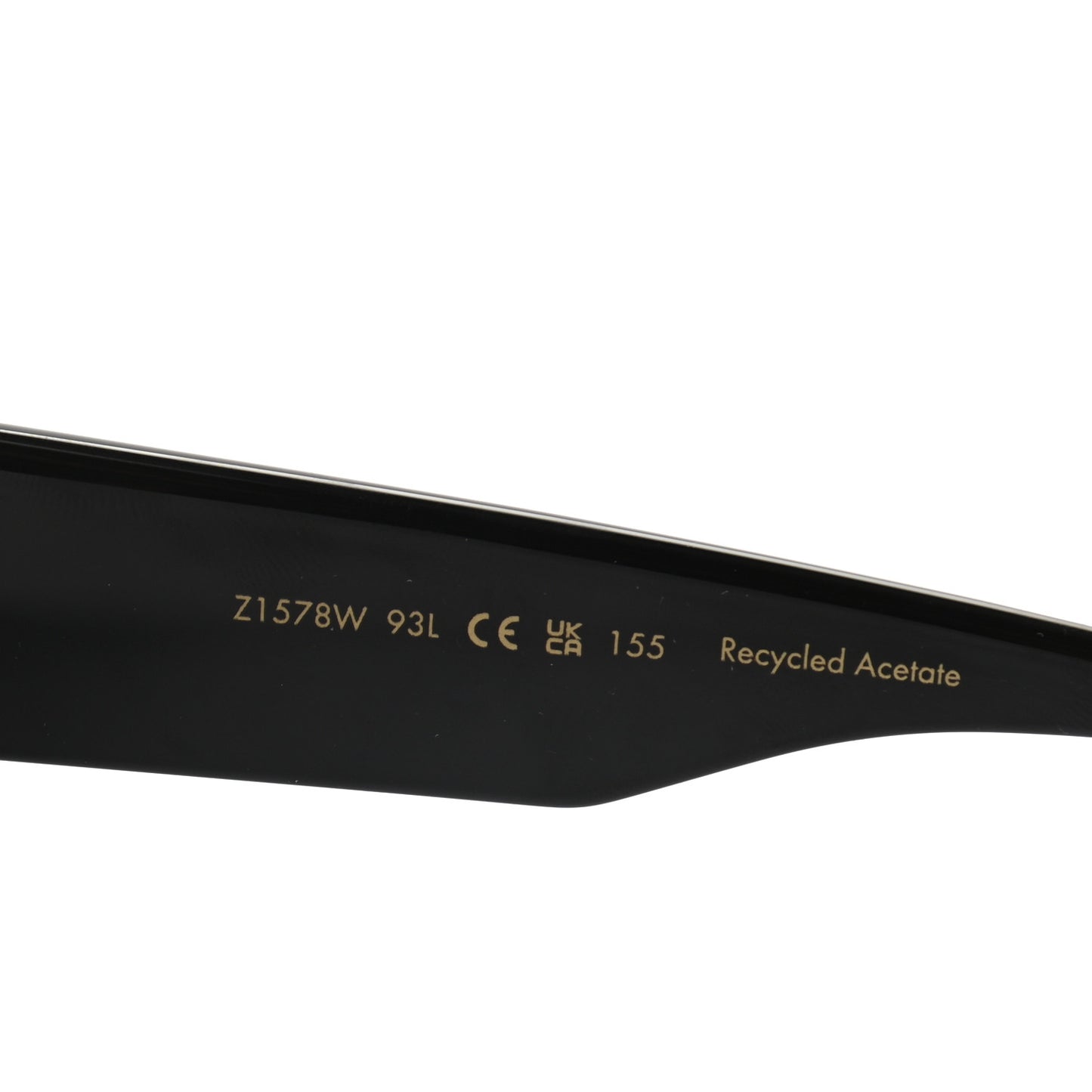 Acetate Swarovski Crystal Cyclone Sunglasses Z1578W Black
