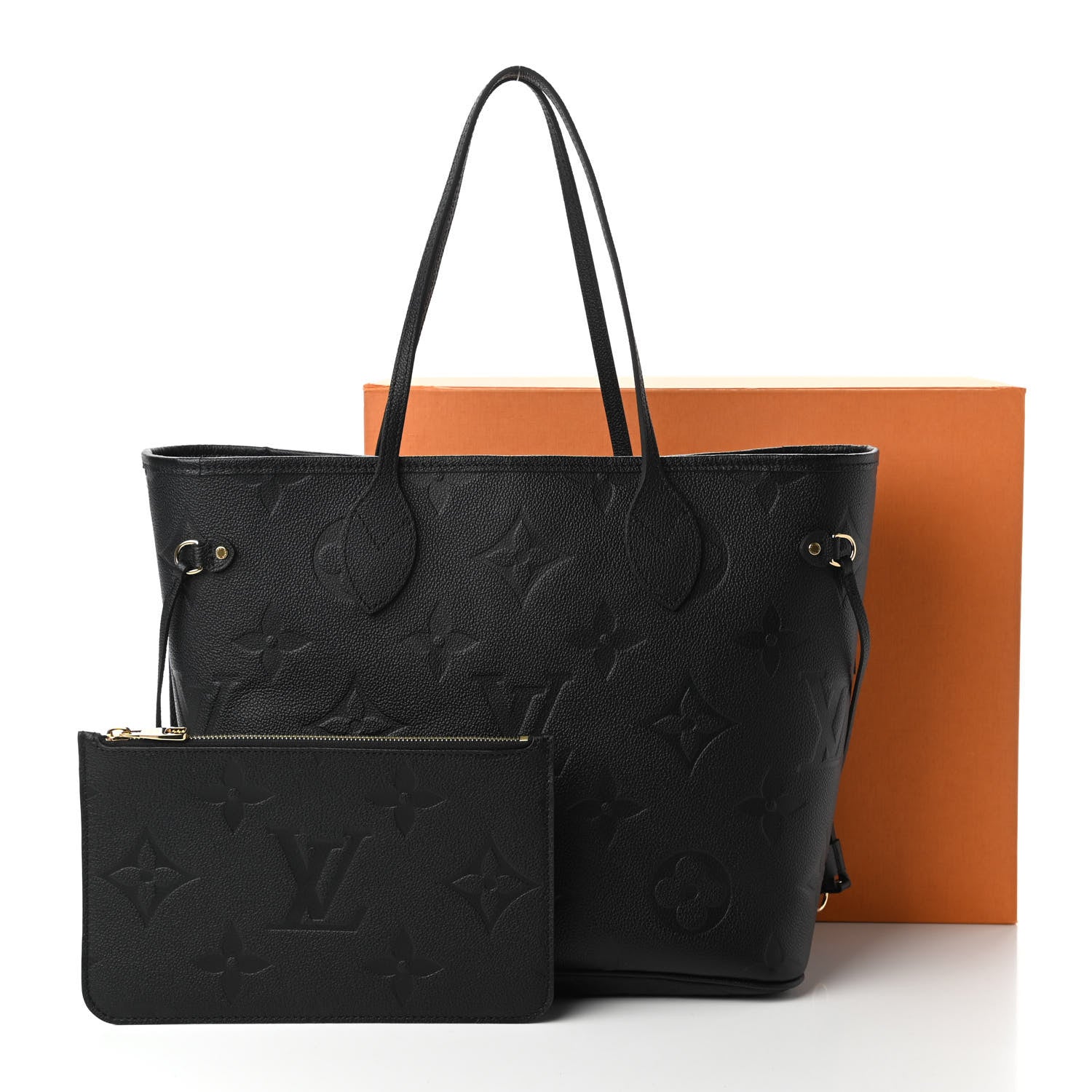 Louis Vuitton Empreinte Monogram Giant Neverfull MM Black 10 of 10