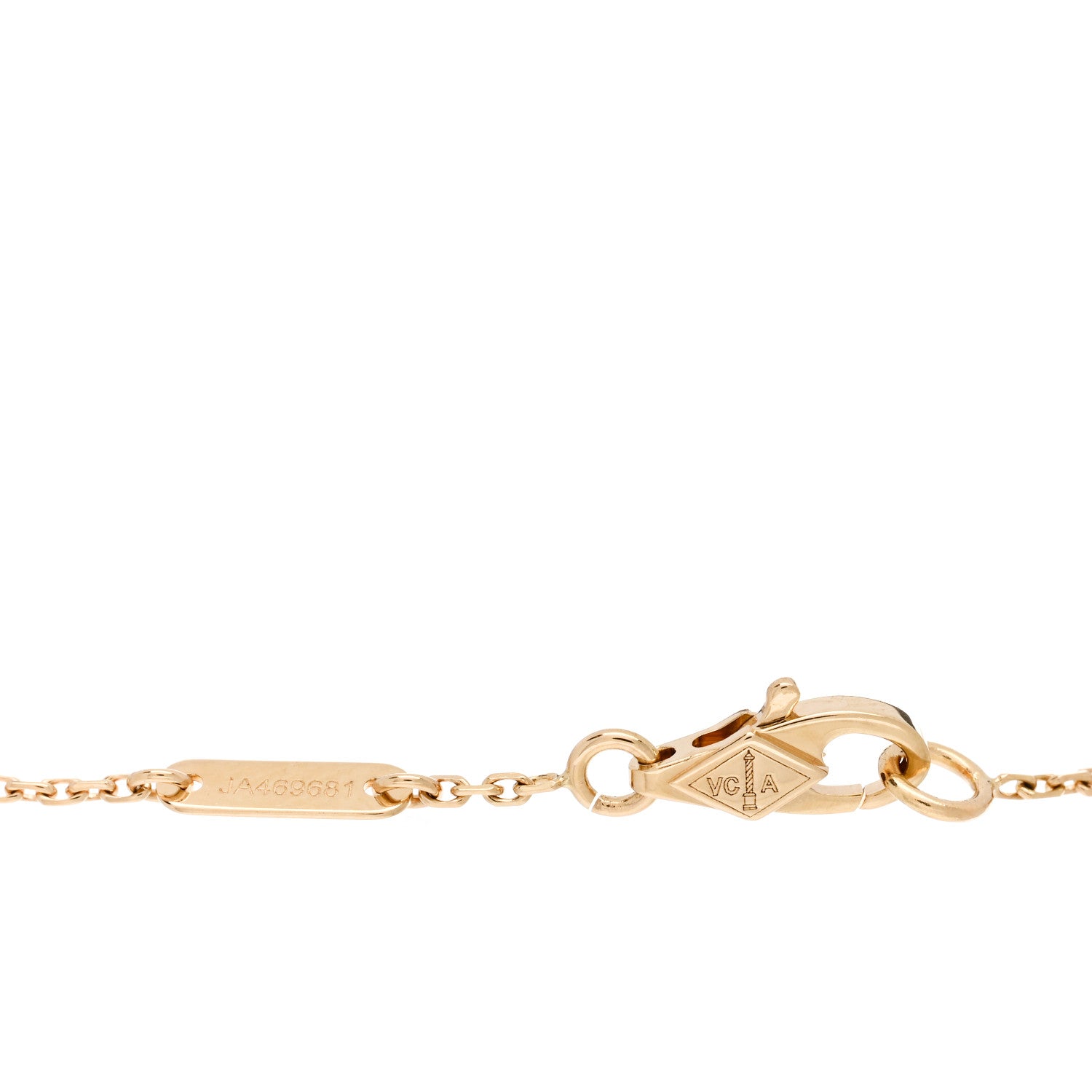 Van Cleef & Arpels 18K Yellow Gold Mother of Pearl Sweet Alhambra Butterfly Bracelet 4 of 4