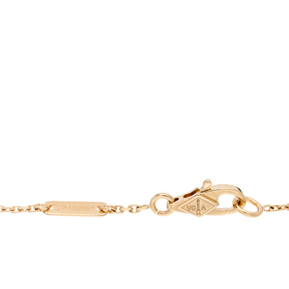 Van Cleef & Arpels 18K Yellow Gold Mother of Pearl Sweet Alhambra Butterfly Bracelet 4 of 4