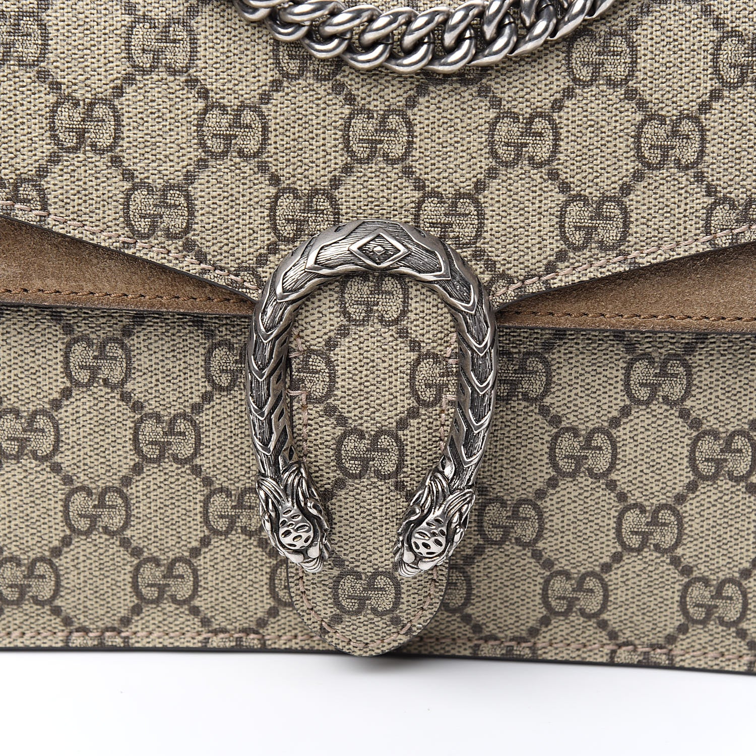 Gucci GG Supreme Monogram Mini Dionysus Shoulder Bag Taupe 13 of 13