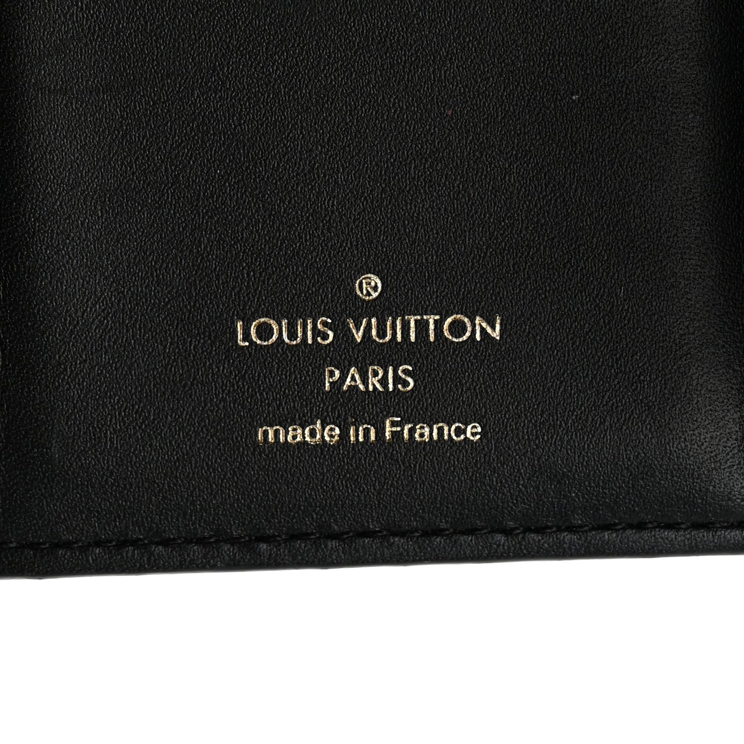 Monogram Flower Lock Compact Wallet Black