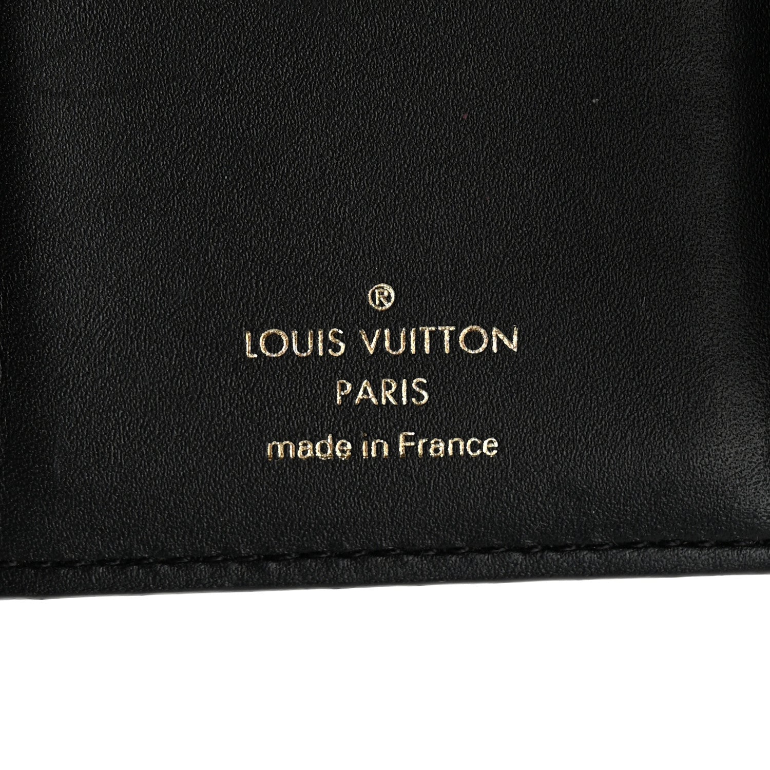 Louis Vuitton Monogram Flower Lock Compact Wallet Black 6 of 7