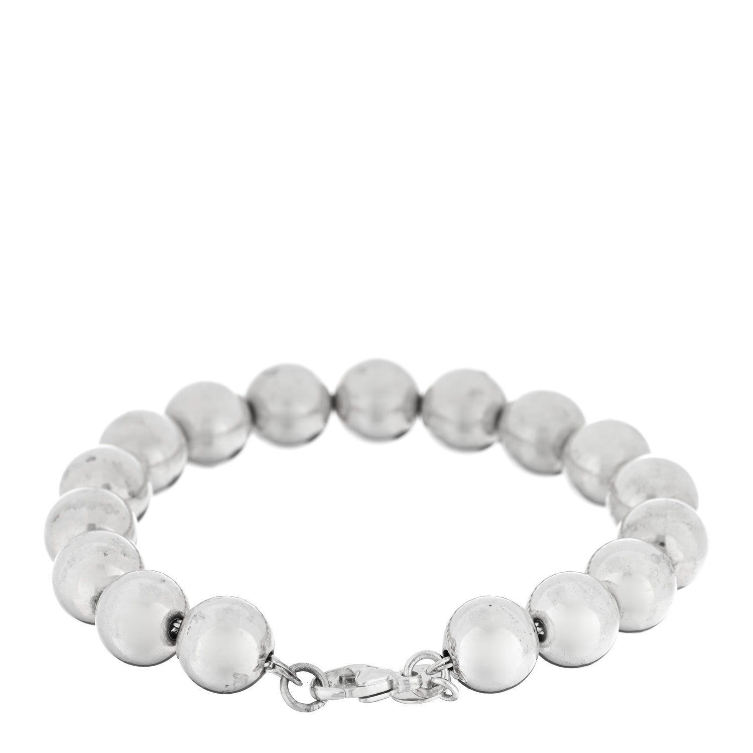 Tiffany Sterling Silver 10mm Hardwear Ball Bracelet 2 of 4