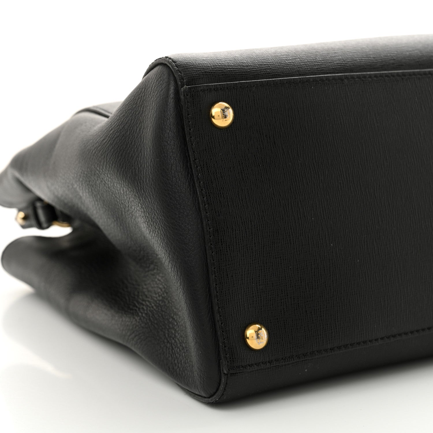 Fendi Vitello Elite Regular 2Jours Tote Black 9 of 12