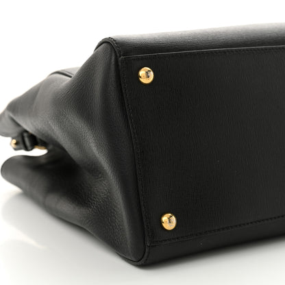 Fendi Vitello Elite Regular 2Jours Tote Black 9 of 12