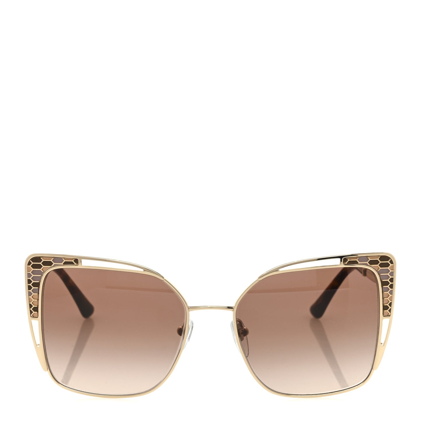 Serpenti 6179 Sunglasses Brown Gold