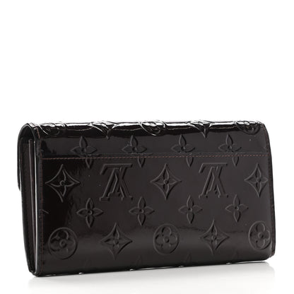 Louis Vuitton Vernis Sarah Wallet NM Amarante 3 of 6