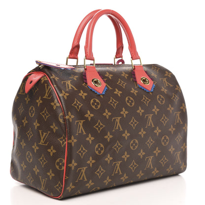 Louis Vuitton Monogram Totem Speedy 30 Flamingo 3 of 8