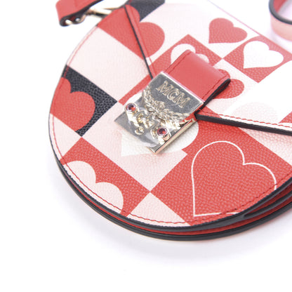 MCM Calfskin Cubic Valentine Crossbody Wallet Multicolor 10 of 12