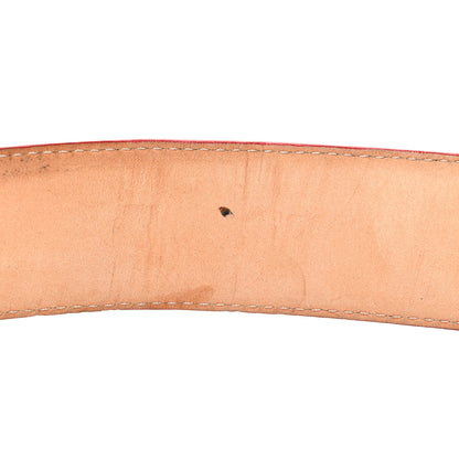 Versace Calfskin Tonal 3cm La Medusa Belt 110 44 Red 8 of 8