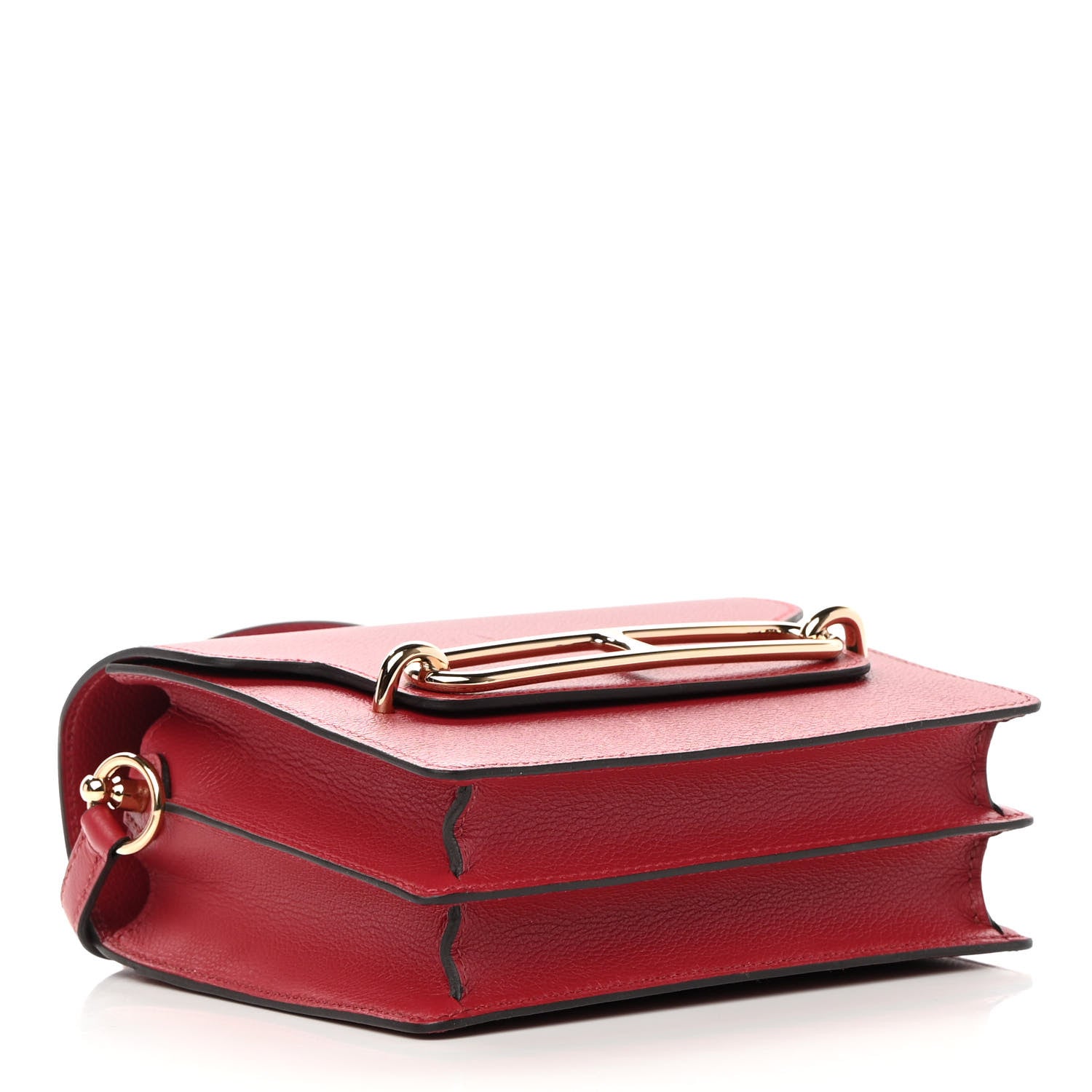 Hermes Evercolor Mini Sac Roulis Rouge Grenat 4 of 14