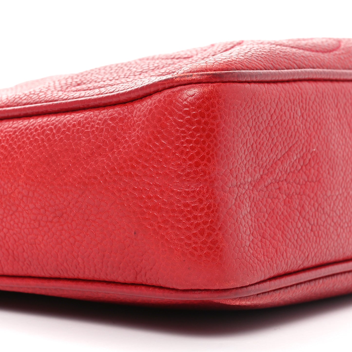 Caviar CC Stitched Camera Case Red