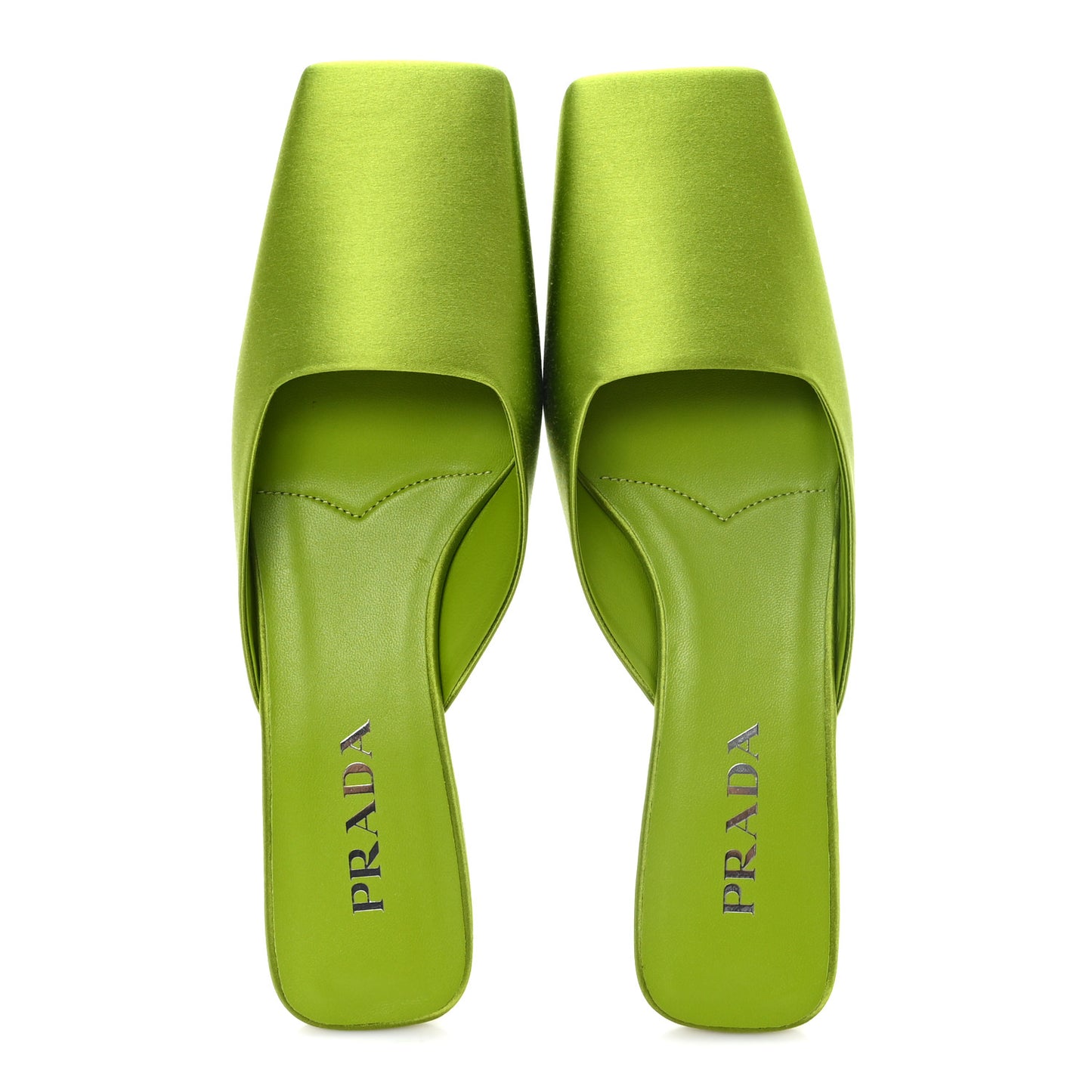 Satin Modellerie Mules 38.5 Felce