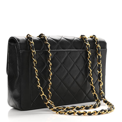 Chanel Lambskin Quilted Small Single Flap Black 2 of 9