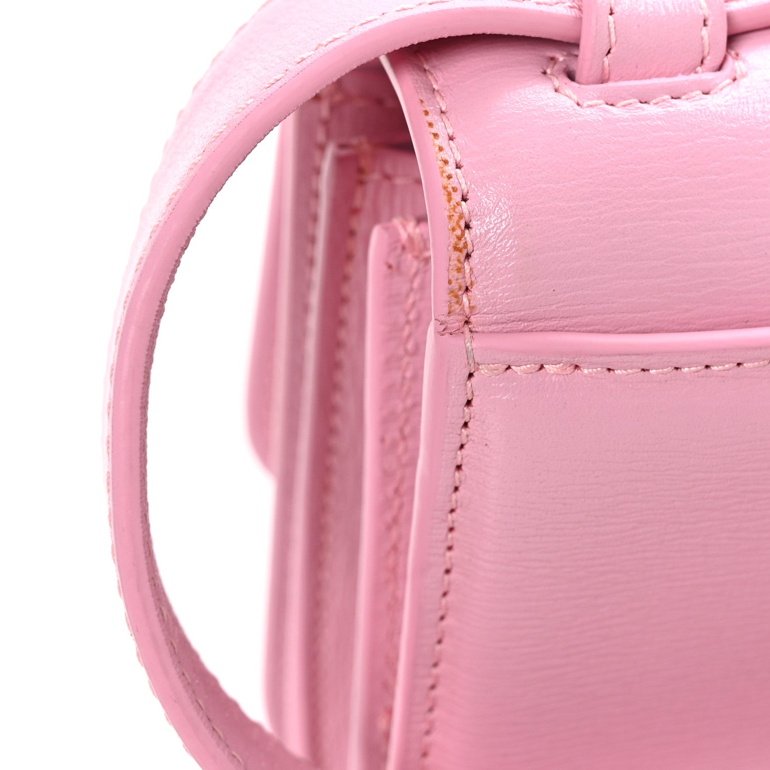 Balenciaga Calfskin Stripe Embossed Medium Gossip Bag Candy Pink 12 of 13