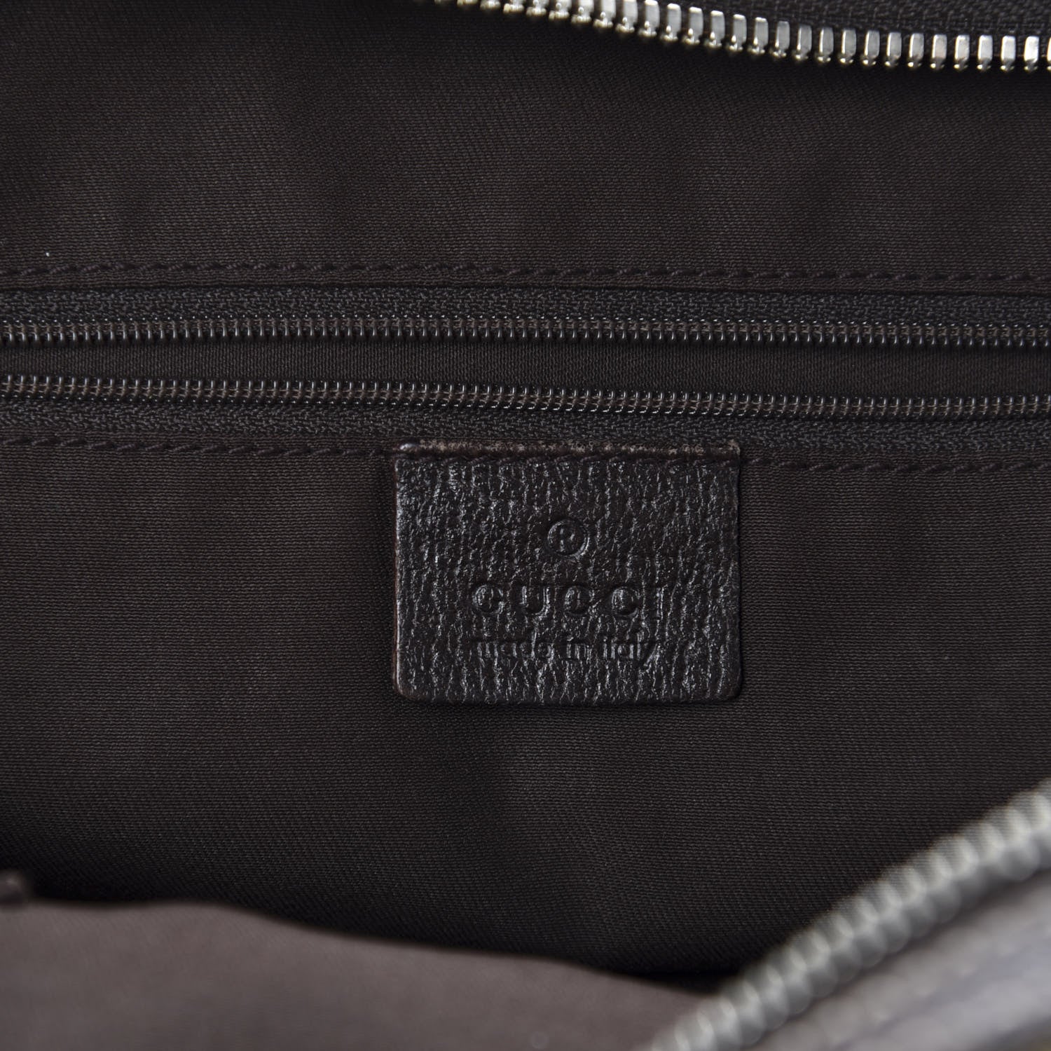 Gucci Monogram Small Princy Satchel Dark Brown 17 of 19