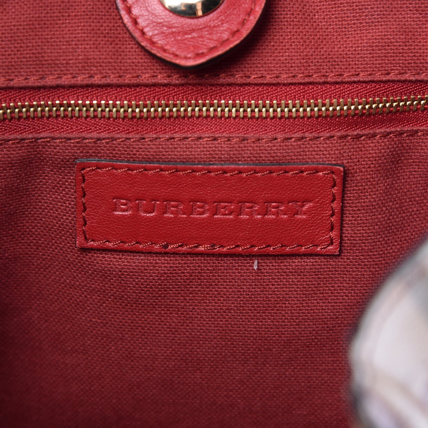 Haymarket Check Small Canterbury Tote Military Red