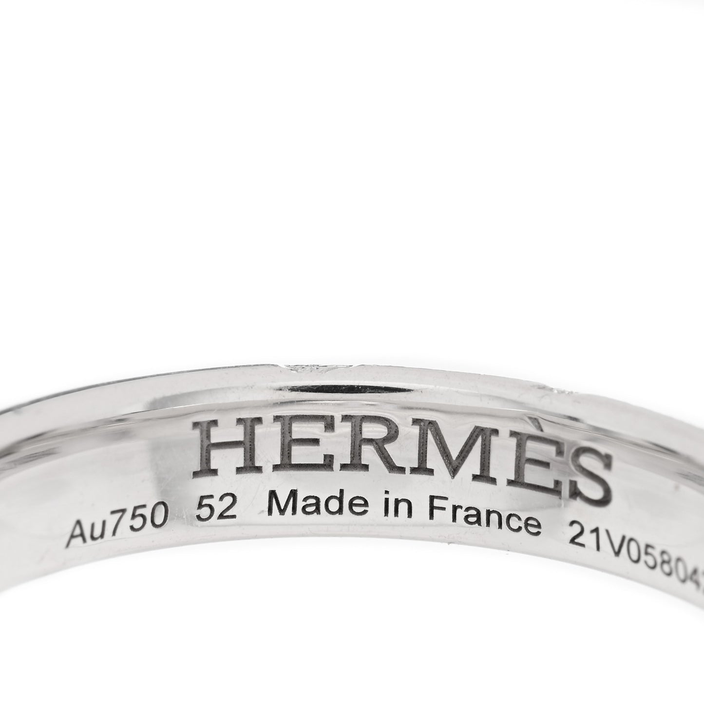 18K White Gold Diamond Ever Herakles Wedding Band Ring 52 6