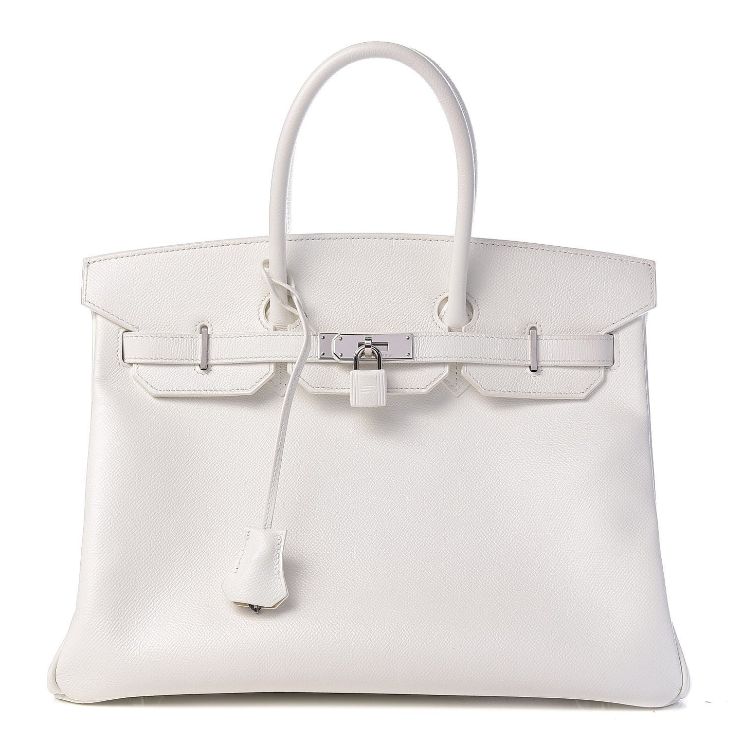 Epsom Birkin 35 White