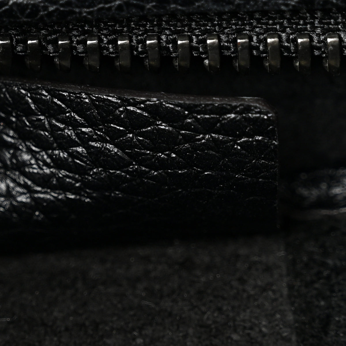 Celine Drummed Calfskin Nano Luggage Black 7 of 10
