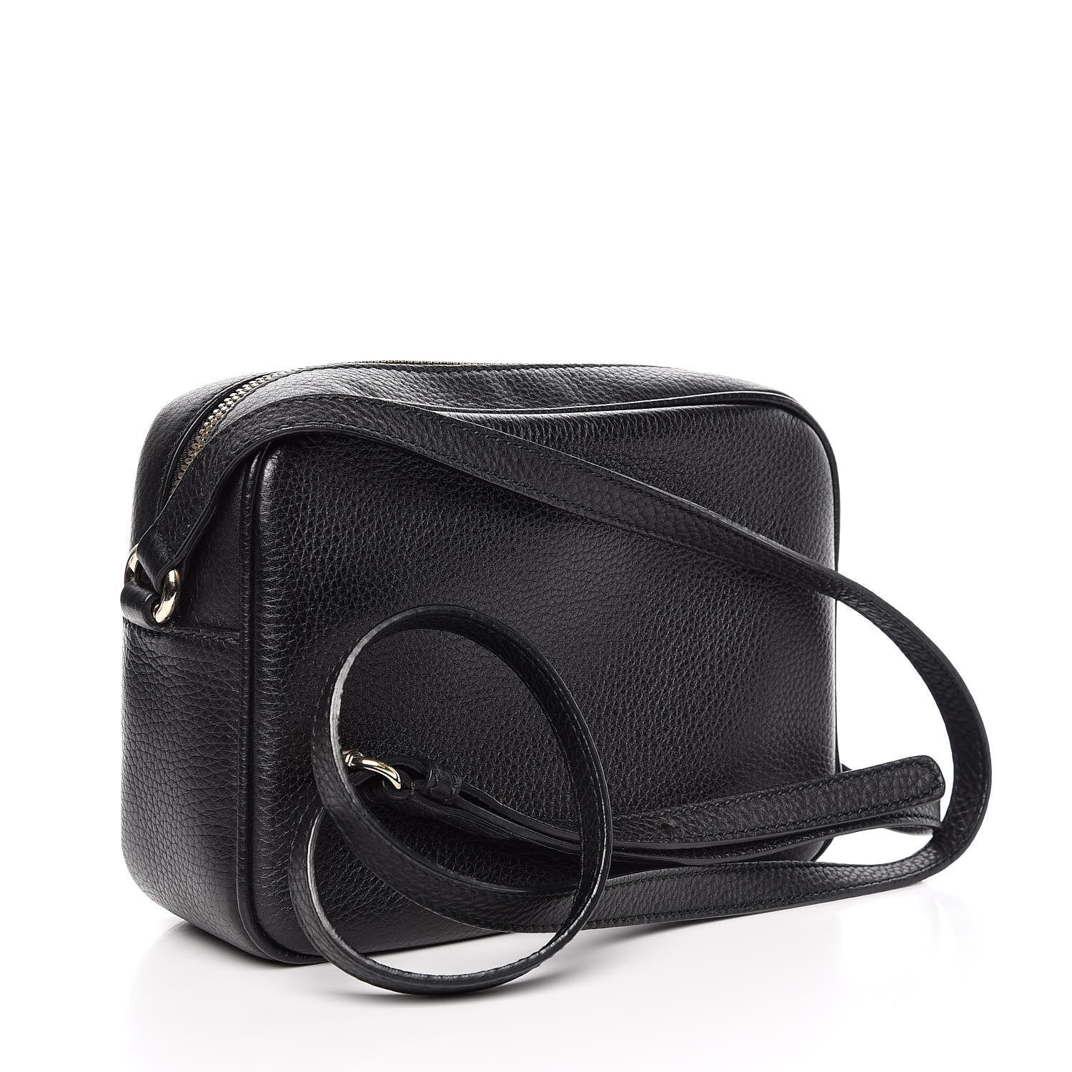 Gucci Pebbled Calfskin Small Soho Disco Bag Black 3 of 14