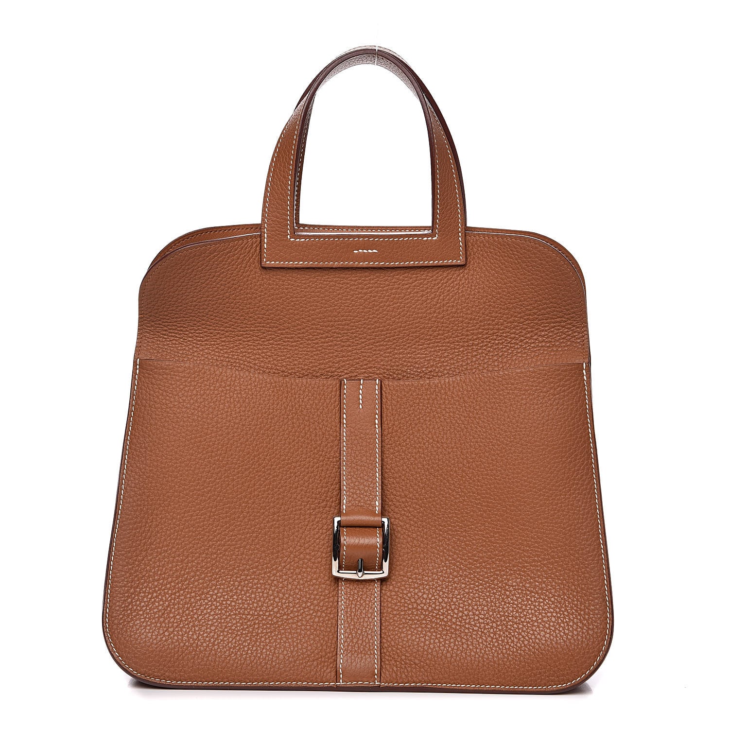 Hermes Taurillon Clemence Halzan 31 Gold 3 of 13