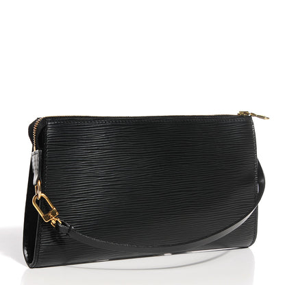 Louis Vuitton Epi Pochette Accessories 24 Black 3 of 7