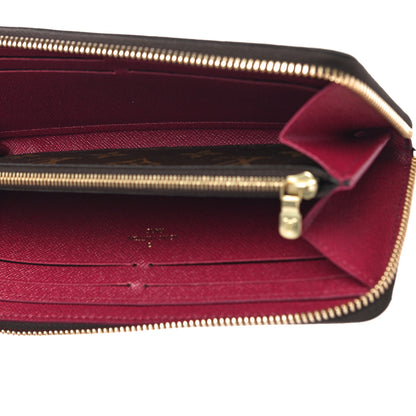 Louis Vuitton Monogram Clemence Wallet Fuchsia 5 of 10
