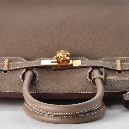 Hermes Togo Birkin 30 Etoupe 24 of 38