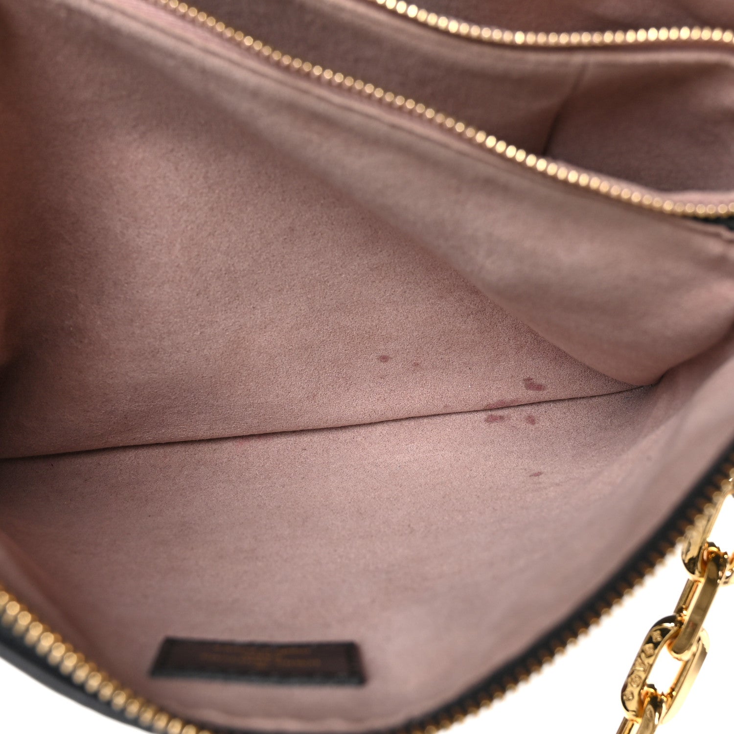 Louis Vuitton Lambskin Embossed Monogram Coussin PM Black 7 of 11