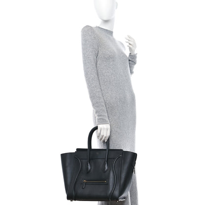 Celine Smooth Calfskin Mini Luggage Black 1 of 15